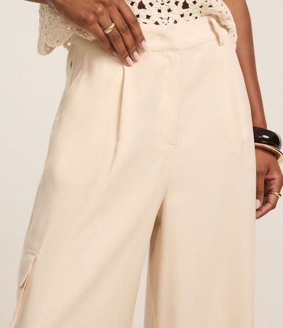 Pantalón Pantalona con Bolsillos Cargo Laterales 4