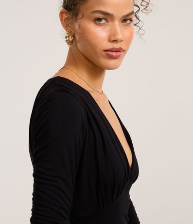 Vestido Long Midi en Viscosa y Manga Larga 3