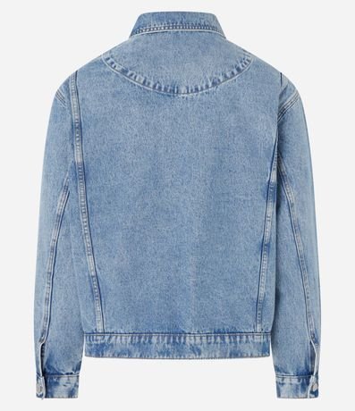 Campera Trucker Boxy en Jeans Vintage 7