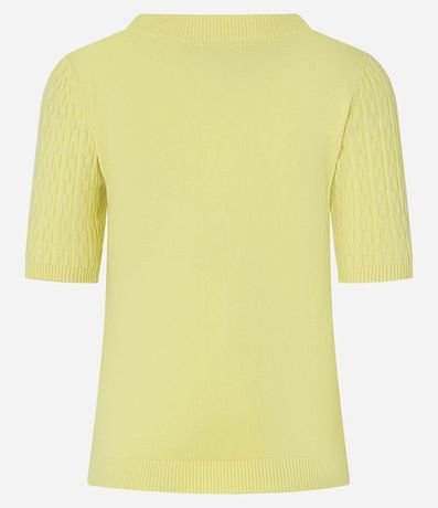 Blusa en Punto Leve con Texturas 7