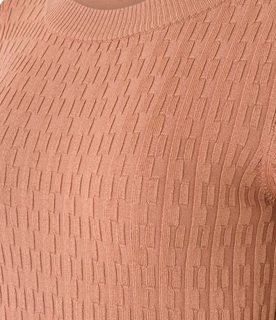 Blusa en Punto Leve con Texturas 6