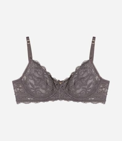 Soutien sin Copa y con Aro en Encaje Floral 5