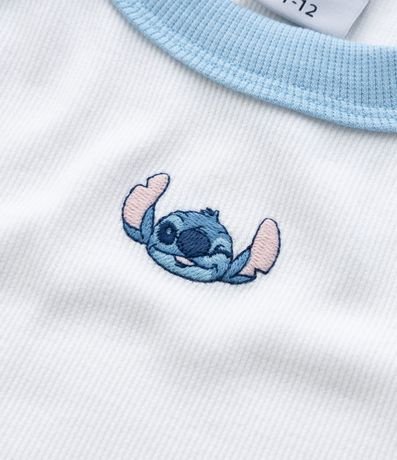 Musculosa Infantil en Rib con Bordado Stitch - Talle 5 a 14 años 5