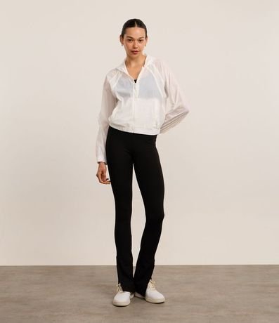 Campera Rompeviento Deportiva en Poliamida con Cierre en Cremallera 2