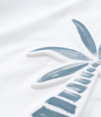 Remera Infantil con Estampa Relieve Palmera - Tam  5 a 14 años 6
