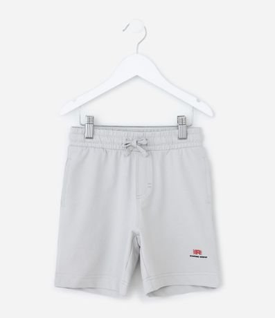 Bermuda Infantil en Algodón con Lettering Racing - Talle 5 a 14 años