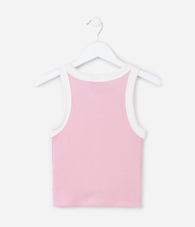 Musculosa Infantil en Rib con Bordado de Angel - Talle 5 a 14 años 3