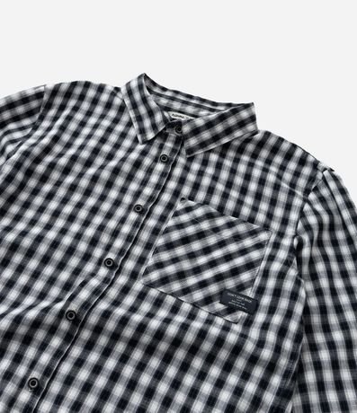 Camisa Infantil con Estampa de Cuadros - Talle 5 a 14 años 8