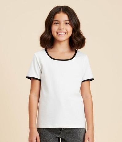 Remera Infantil Seamless Acanalada - Talle 5 a 14 años