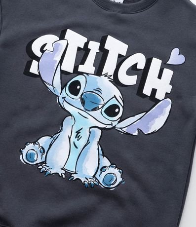 Saco Infantil en Algodón con Estampa de Stitch - Talle 5 a 14 años 6