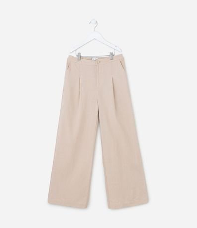 Pantalón Infantil en Viscolino con Pliegues - Talle 5 a 14 años 2