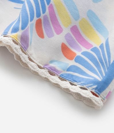 Vestido Infantil con Volados y Estampa Mariposas - Talle 5 a 14 años 7