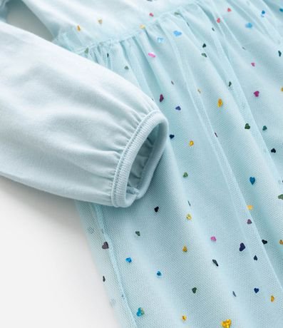 Vestido Infantil en Tule con Estampa Bluey - Talle 1 a 5 años 5