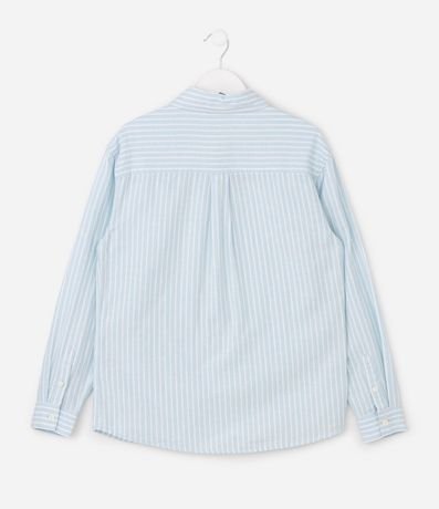 Camisa Infantil con Estampa de Raya y Texturizada - Talle 5 a 14 años 3