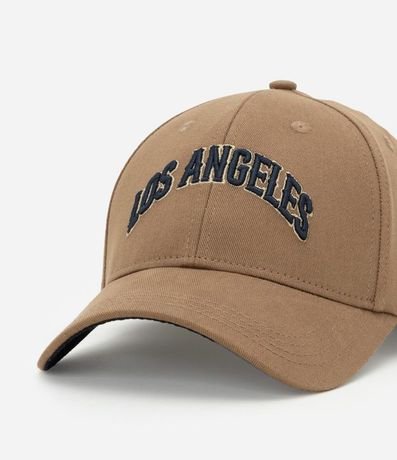 Gorra en Sarga con Lettering Los Angeles 8
