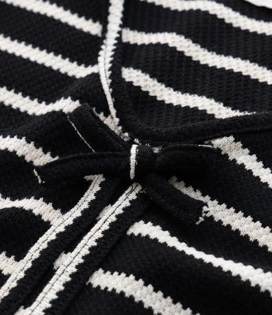 Blusa Corta Infantil con Lacitos y Rayas - Talle 5 a 14 años 4