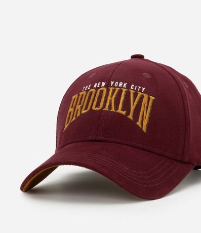 Gorra en Sarga con Estampa Brooklyn 4