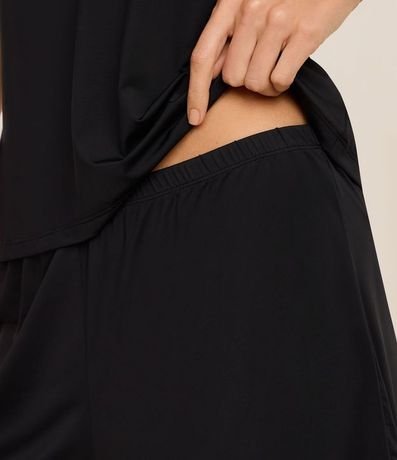 Pijama Short Doll en Microfibra con Aplicación de Encaje 3