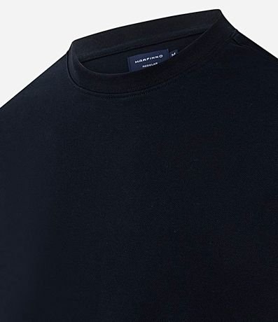 Remera Casual en Algodón con Cuello Redondo 2