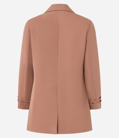 Blazer Oversized Alargado en Sastrería con Pliegues en el Puño 2