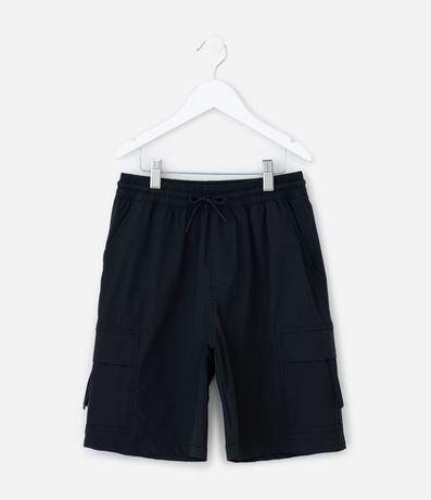 Bermuda Infantil con Bolsillos Cargo y Cremallera - Talle 5 a 14 años
