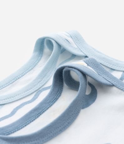 Kit 02 Bodies Infantiles en Rib con Estampa - Talle 0 a 18 meses 5