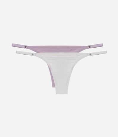 Kit 02 Bombachas Colaless Hilo en Microfibra