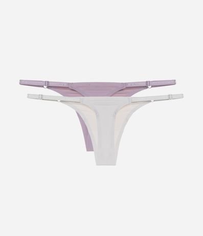 Kit 02 Bombachas Colaless Hilo en Microfibra 2