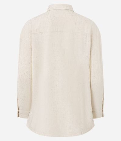 Camisa en Viscolino con Laise en la Bajo 9