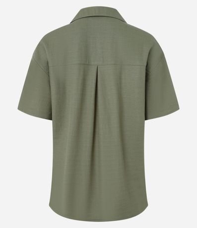Camisa Texturizada en Orly con Bolsillos y Botones 6