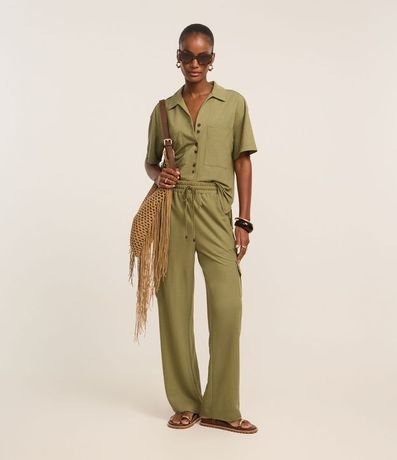 Camisa Texturizada en Orly con Bolsillos y Botones 2