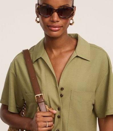 Camisa Texturizada en Orly con Bolsillos y Botones 3