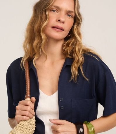 Camisa Texturizada en Orly con Bolsillos y Botones 3