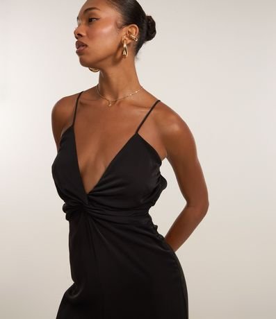 Enterito Sastre con Nudo en el Busto y Breteles Finos 3