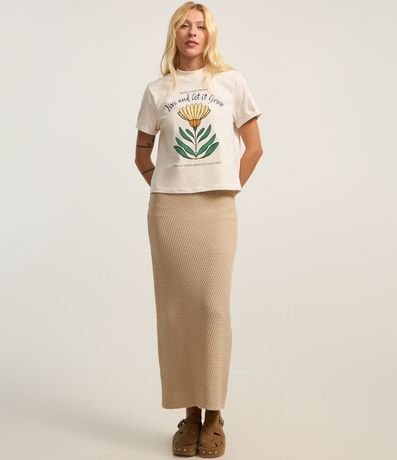 Remera en Algodón con Estampa Floral 2