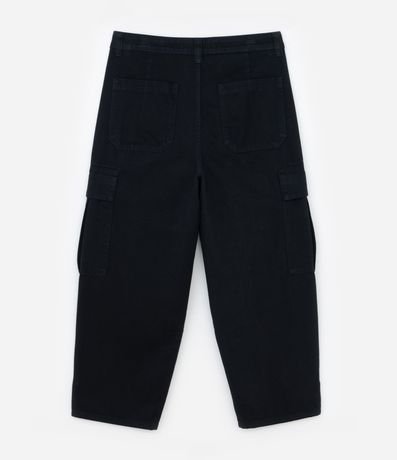 Pantalón Sarga Liso Skater con Bolsos Cargos 7