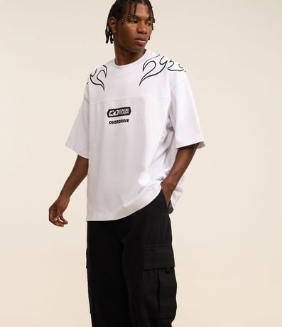 Pantalón Sarga Liso Skater con Bolsos Cargos 3