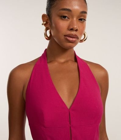 Enterito Frente Única en Bengalina con Escote V 3