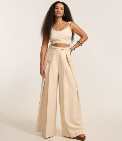 Blusa Cropped Sastrería con Aro en Breteles 3