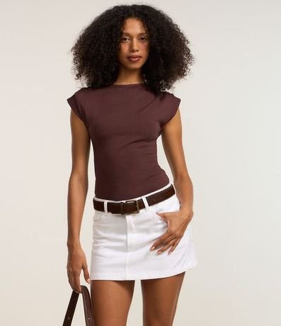 Pollera Corta en Sarga Básica 2