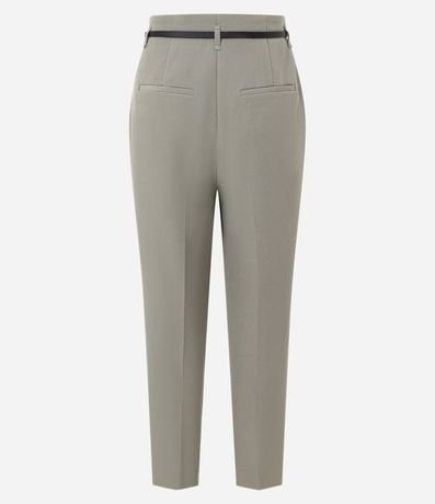 Pantalón Zanahoria Sastrería con Cinturón Hebilla 6