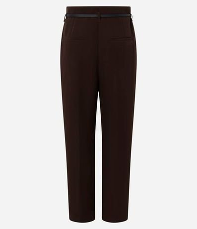 Pantalón Zanahoria Sastrería con Cinturón Hebilla 6