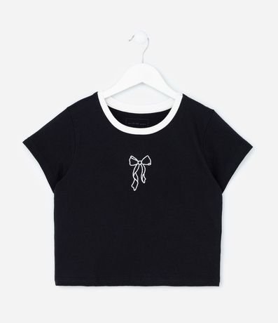 Remera Infantil con Estampa Moña - Talle 5 a 14 años 2