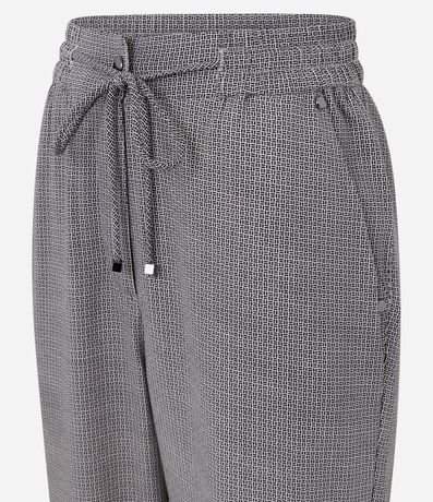 Pantalón en Crepé con Estampado Geométrico 6