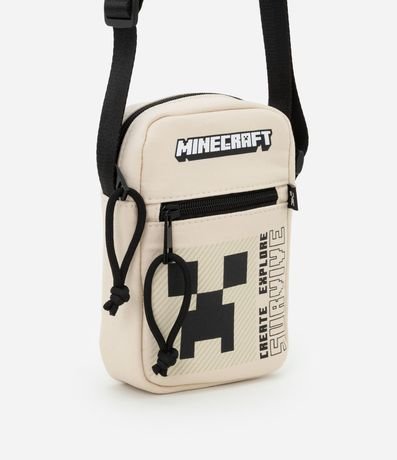 Bolsillo Infantil Shouder Bag con Estampa Minecraft - Talle único