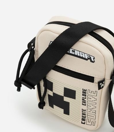 Bolsillo Infantil Shouder Bag con Estampa Minecraft - Talle único 6