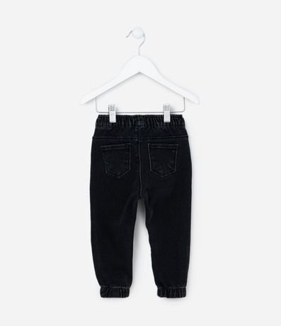 Pantalón Jogger Infantil en Jeans con Cintura Elástica - Talle 1 a 5 años 2