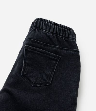 Pantalón Jogger Infantil en Jeans con Cintura Elástica - Talle 1 a 5 años 3
