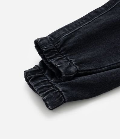 Pantalón Jogger Infantil en Jeans con Cintura Elástica - Talle 1 a 5 años 4