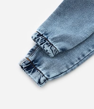 Pantalón Jogger Infantil en Jeans con Cintura Elástica - Talle 1 a 5 años 5